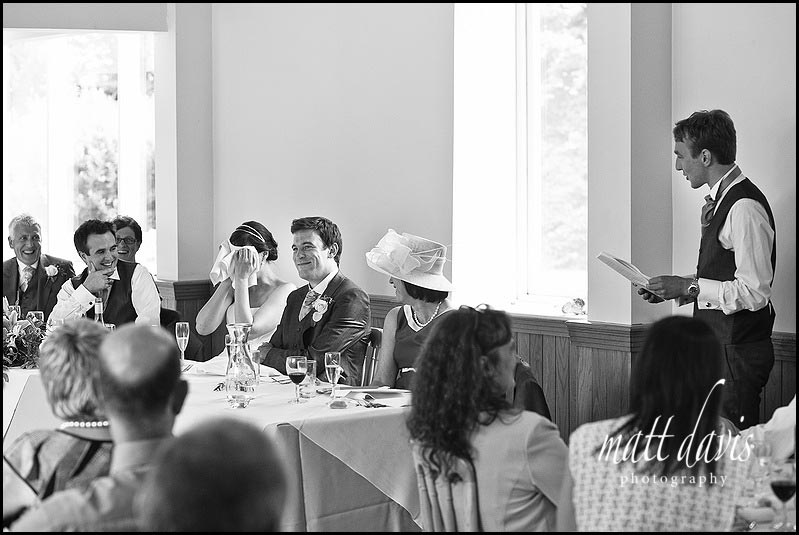 Delbury Hall wedding speech photos