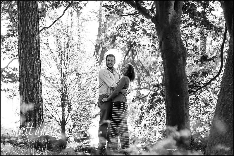 Black and white Engagement photography Cheltenham