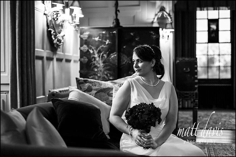 Black and white wedding photos Elmore Court