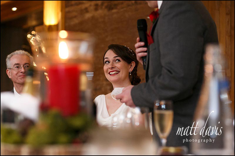 wedding speeches at Elmore Court