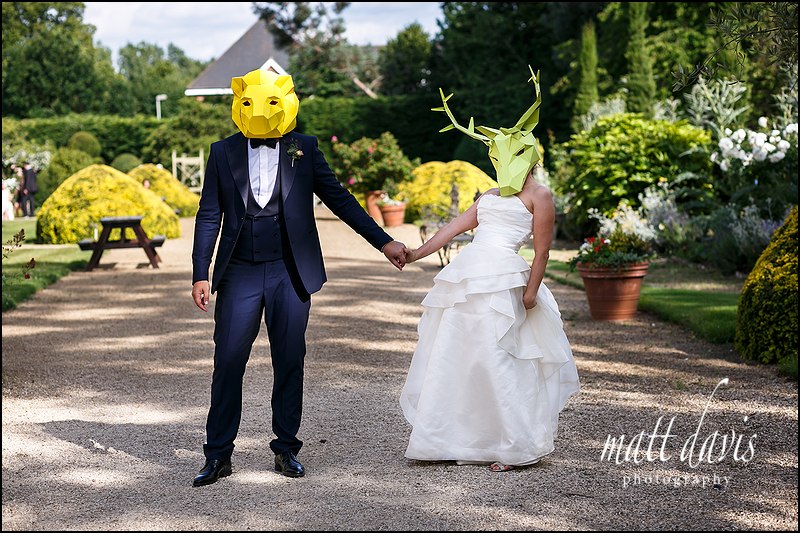 Unique ideas for wedding props at Manor By The Lake Cheltenham Gloucestershire